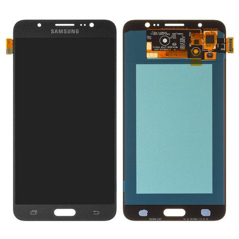 Дисплей для Samsung J710 Galaxy J7 2016 , чорний, без рамки, High Copy, OLED 