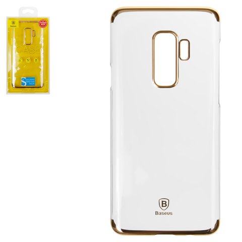 Чехол Baseus для Samsung G965 Galaxy S9 Plus, золотистый, прозрачный, пластик, #WISAS9P DW0V