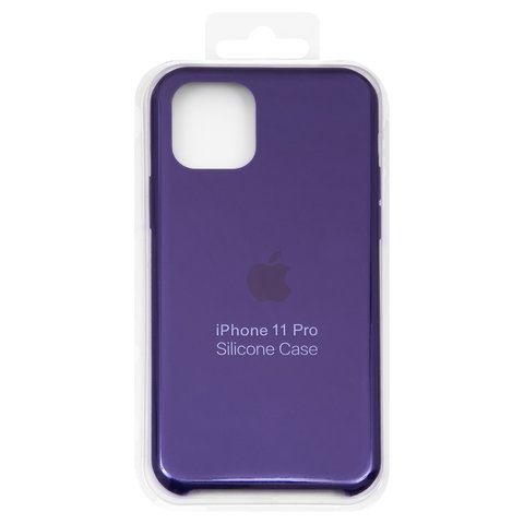 Чехол для iPhone 11 Pro, фиолетовый, Original Soft Case, силикон, purple 34 