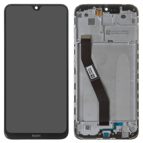 Дисплей для Xiaomi Redmi 8, Redmi 8A, чорний, Лого Redmi, з рамкою, Original PRC , M1908C3IC, MZB8255IN, M1908C3IG, M1908C3IH, MZB8458IN, M1908C3KG, M1908C3KH