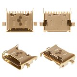 Коннектор зарядки для Nokia C22, C32, G10, G11, G20, G21; Motorola Moto E20 XT2155, Moto E30 XT2158-6, Moto E32, Moto E40 XT2159, Moto E7 Power PAMH0001IN, Moto E7i Power XT2097; ZTE Blade V50 Vita; Samsung A045 Galaxy A04, A055 Galaxy A05, A065 Galaxy A06, A207 Galaxy A20s, A207F/DS Galaxy A20s, A226 Galaxy A22 5G, 16 pin, USB тип-C