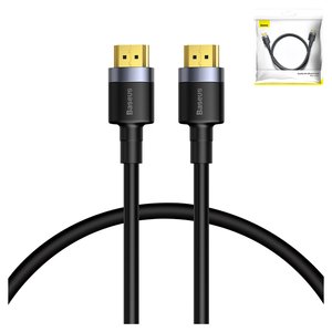 Кабель HDMI Baseus Cafule, HDMI, 1 м, чорний, #CADKLF E01