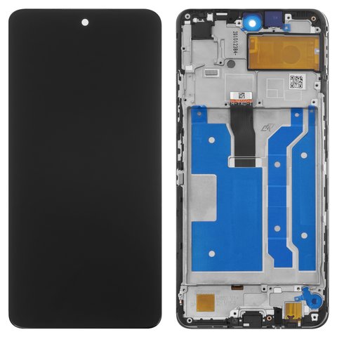 Дисплей для Huawei Honor 10X Lite, P Smart 2021 , черный, с рамкой, Original PRC , PPA LX2