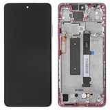 Дисплей для Xiaomi Mi 10T Lite, золотистий, з рамкою, Original (PRC), M2007J17G