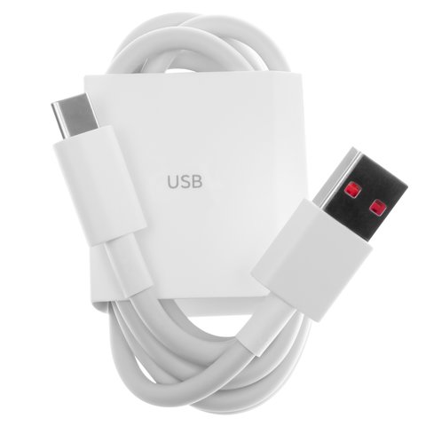 USB кабель Xiaomi, USB тип C, USB тип A, 100 см, 6 А, білий, High Copy