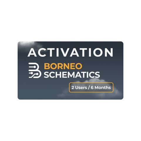 Активація Borneo Schematics 2 користувачі 6 місяці 