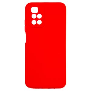 Чехол для Xiaomi Redmi 10, красный, Original Soft Case, силикон, red 14 