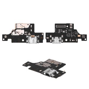 Шлейф для ZTE Blade A7 2020  , конектора зарядки, з мікрофоном, High Copy, плата зарядки
