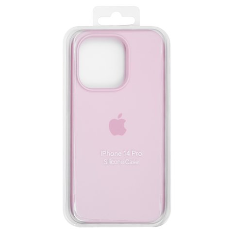 Чохол для Apple iPhone 14 Pro, рожевий, Original Soft Case, силікон, pink sand 19  full side