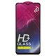 Защитное стекло All Spares для Samsung A207F/DS Galaxy A20s, 0,33 мм 9H, совместимо с чехлом, Full Glue, черный, cлой клея нанесен по всей поверхности