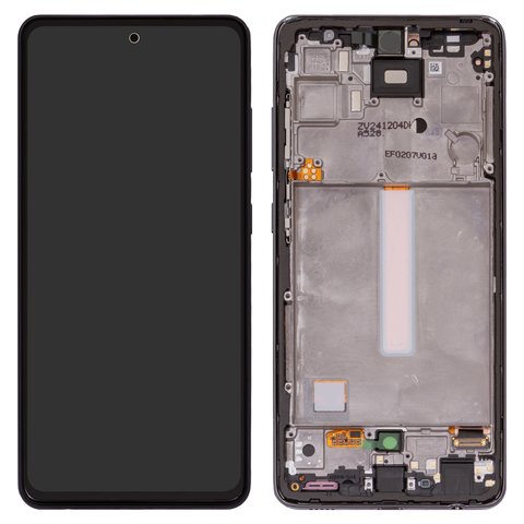 Дисплей для Samsung A528 Galaxy A52s 5G, чорний, з рамкою, Original PRC