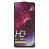 Защитное стекло для Realme C11 (2021), C20, C21, совместимо с чехлом, Full Glue, (без упаковки), черный