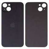 Задня панель корпуса для iPhone 15 Plus, чорна, не потрібно знімати скло камери, High Copy, big hole