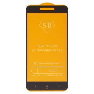 Защитное стекло для Xiaomi Redmi 4A, Redmi 4X, Redmi 5A, Redmi Go, совместимо с чехлом, Full Glue, без упаковки , черный