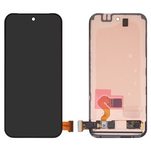 Дисплей для Google Pixel 9, черный, с рамкой, Original PRC , G2YBB, GUR25, G1B60