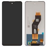 Дисплей для Tecno Pop 8, Spark 20 (KJ5), Spark 20C (BG7), Spark Go (2024) (BG6); Infinix Hot 40i (X6528B), Smart 8 (X6525), чорний, без рамки, Оригінал (переклеєне скло), TXDI660QCEPX