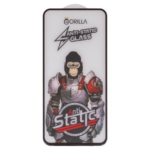 Защитное стекло Gorilla для Samsung A546 Galaxy A54 5G, совместимо с чехлом, Full Glue, Anti Static, черный