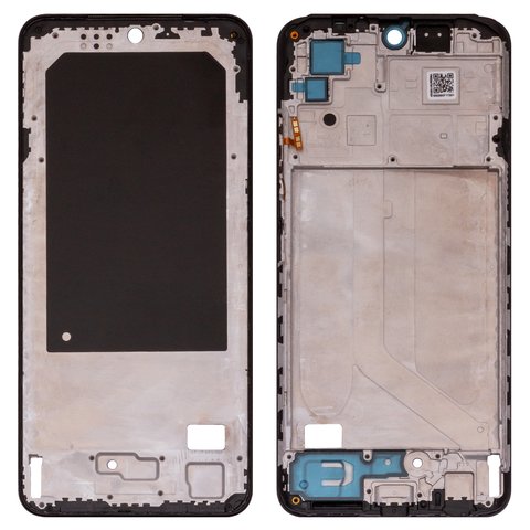 Рамка крепления дисплея для Xiaomi Poco M5s, Redmi Note 10, Redmi Note 10S, черная, с разборки