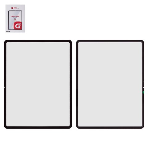 Стекло корпуса G+OCA PRO для iPad Air 13 2024, iPad Air 13 2025, с OCA пленкой, черное