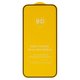 Защитное стекло для Apple iPhone 17 Pro Max, совместимо с чехлом, Full Glue, (без упаковки), черный