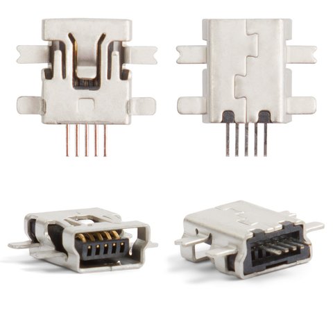 Charge Connector compatible with Motorola E2, E6, E8, L2, L6, L7, U6, V3, V3i, W5, 5 pin, mini USB type B 