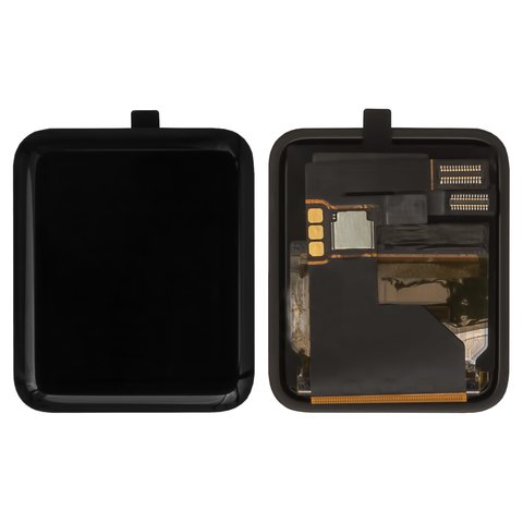 LCD compatible with Apple Watch 38mm, black, without frame 