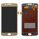 Pantalla LCD puede usarse con Motorola XT1676 Moto G5, dorado, Original (PRC)