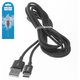 USB кабель Hoco X14, USB тип-C, USB тип-A, 200 см, 2 A, черный