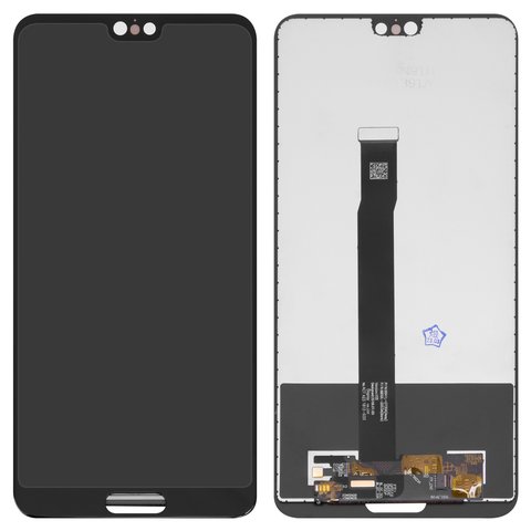 Pantalla LCD puede usarse con Huawei P20, negro, sin marco, High Copy, EML L29 EML L09