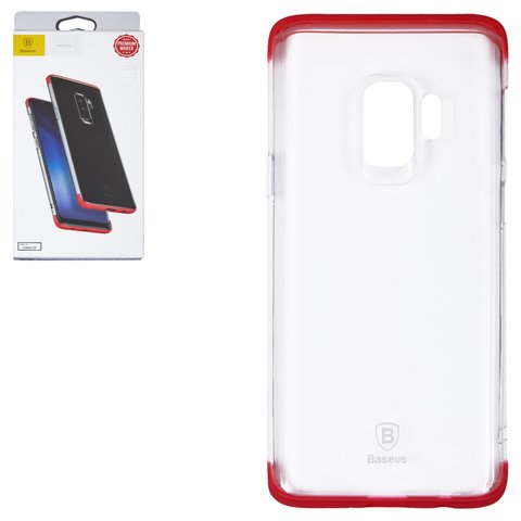 Case Baseus compatible with Samsung G960 Galaxy S9, red, transparent, silicone  #WISAS9 YJ09