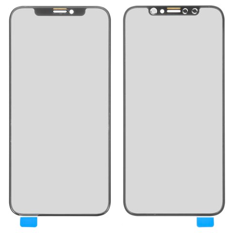 Housing Glass compatible with iPhone XS, with OCA film, black 