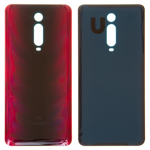 Panel trasero de carcasa puede usarse con Xiaomi Mi 9T, Mi 9T Pro, roja, Logo Mi, M1903F10G