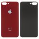 Panel trasero de carcasa puede usarse con iPhone 8 Plus, roja, no es necesario desmontar la cámara, big hole