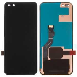 Pantalla LCD puede usarse con Huawei P40 Pro, P40 Pro Plus, negro, sin marco, Original PRC 