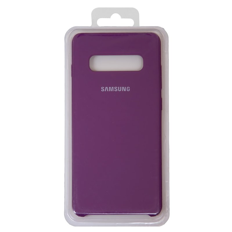 Funda de silicona para Samsung Galaxy S10 Plus con cordón de color