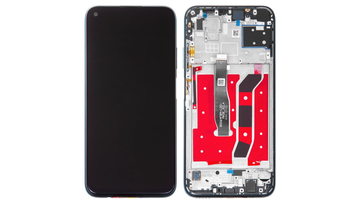 Pantalla LCD puede usarse con Huawei Nova 6 SE, Nova 7i, P40 Lite, verde,  versión 4G, con marco, Original (PRC),  JNY-L21A/JNY-L01A/JNY-L21B/JNY-L22A/JNY-L02A/JNY-L22B/JNY-AL10/JNY-TL10 -  All Spares