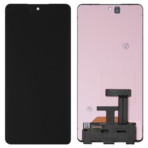 LCD compatible with Samsung A736 Galaxy A73 5G, black, without frame, Original PRC , original glass 