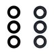 Camera Lens compatible with Samsung S931 Galaxy S25, (black, without frame)