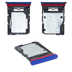 SIM Card Holder compatible with Motorola Moto G85, dark blue, cobalt blue 
