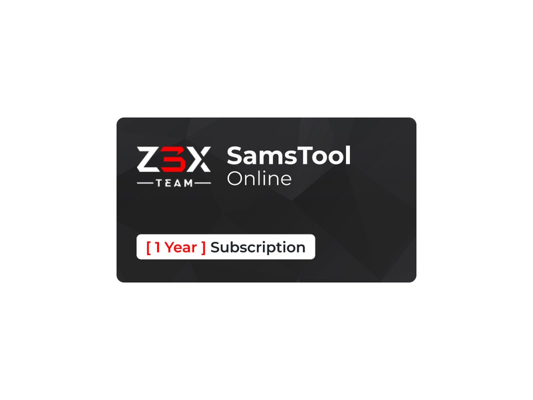 Z3X SamsTool Online 1 Year Subscription (new account) - All