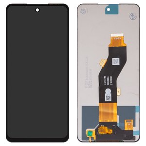 LCD compatible with Tecno Pop 8, Spark 20 KJ5 , Spark 20C BG7 , Spark Go 2024  BG6 ; Infinix Hot 40i X6528B , Smart 8 X6525 , black, without frame, original change glass  , FPC6615 