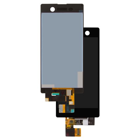 LCD compatible with Sony E5603 Xperia M5, E5606 Xperia M5, E5633 Xperia M5, E5653 Xperia M5, E5663 Xperia M5 Dual, black, Original PRC  