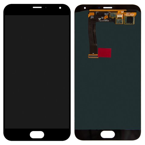 LCD compatible with Meizu MX5, MX5e, black, without frame, Original PRC  