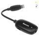Adapter Baseus L51, (Lightning to Dual Lightning + 3.5 3 in1, doesn't support microphone , TRS 3.5 mm, Lightning, black, 2 A) #CALL51-01