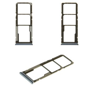 SIM Card Holder compatible with Xiaomi Redmi Note 9 Pro, gray, M2003J6B2G 