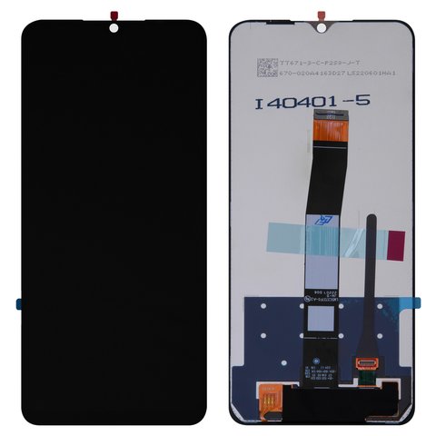 LCD compatible with Xiaomi Poco C40, Redmi 10C, black, without frame, Original PRC  