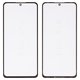 Housing Glass G+OCA PRO compatible with Xiaomi Redmi Note 10 Pro, Redmi Note 10 Pro Max, (with OCA film, black)