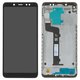 LCD compatible with Xiaomi Redmi Note 5, (black, with frame, Copy, In-Cell, (TFT))