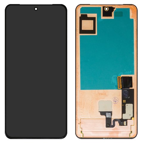 LCD compatible with Google Pixel 8 Pro, black, without frame, original change glass  , GC3VE, G1MNW 