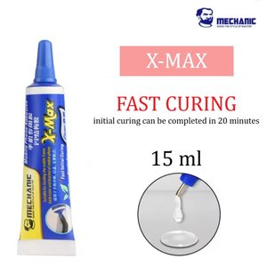Sealant Glue Mechanic X MAX, for touchscreen LCD gluing, 15 ml, transparent 